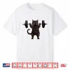 Cat Workout Cat Deadlift Powerlifting Kitty Weightlifting Shirt