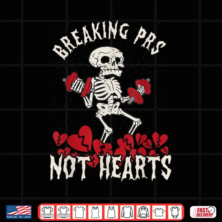 Design Anti Valentines Day Broken Heart Powerlifting Gym Fitness Shirt