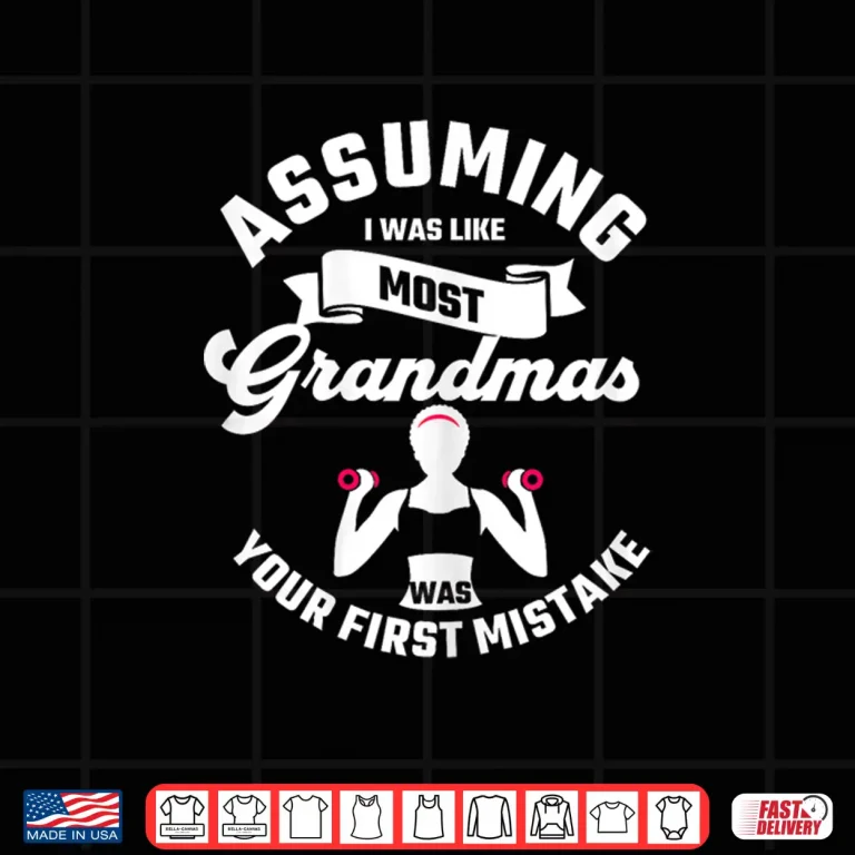 Design Fit Grandparent Gym Workout Powerlifting Matriarch Fitness Shirt