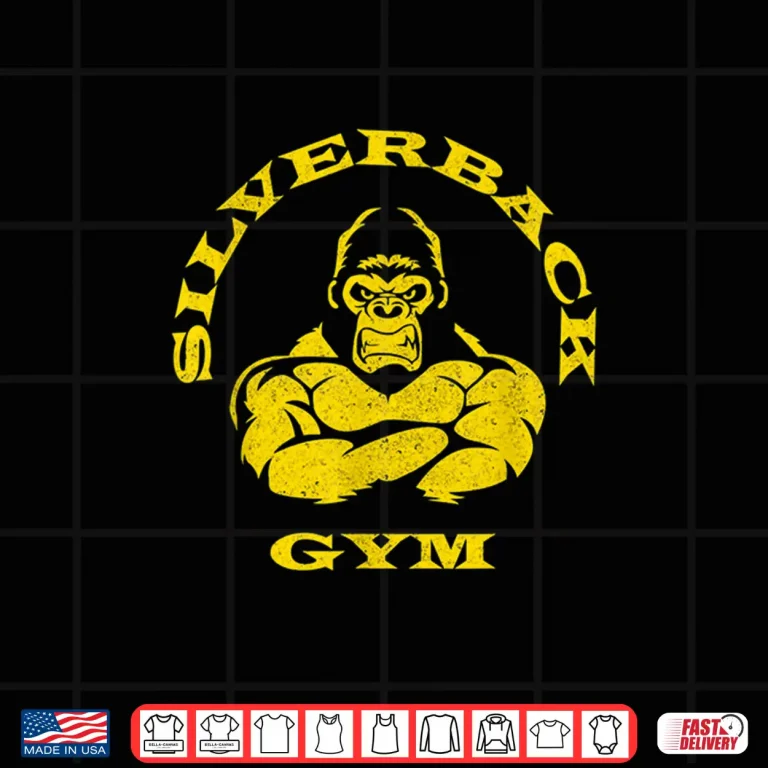 Design Silverback Gorilla Gym Apparel Powerlifting Strongman Shirt