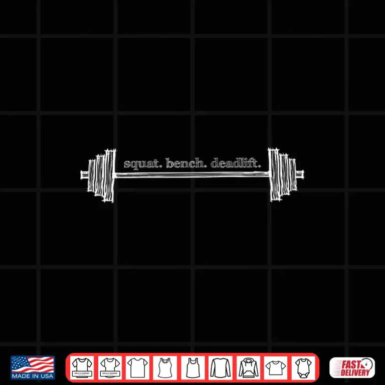 Design Strength Training Barbell Weightlifting Professional Gym Retro Shirt