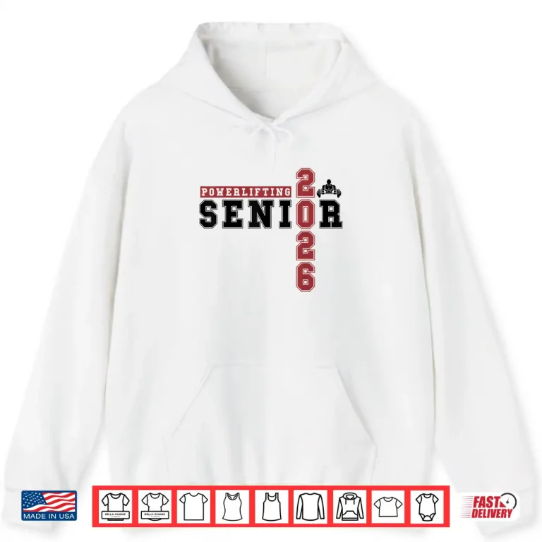 Hoodie Powerlifting Senior Night Powerlifting Twenty Twenty Six Graduate Shirt