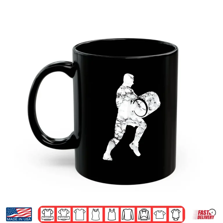 Mug Strongman Stone Lifting Atlas Stone Powerlifting Muscleman Shirt
