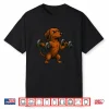Dachshund Dog Powerlifting Weightlifting Gym Workout Animal Shirt
