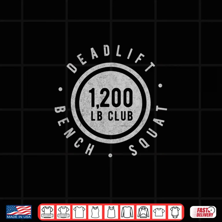 Design Elite One Thousand Two Hundred LB Club Powerlifting Barbell Shirt