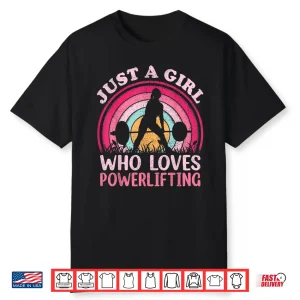 Just A Person Who Loves Powerlifting Professional Vintage Shirt