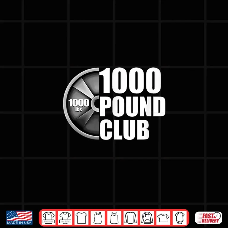 Design One Thousand Pound Club Powerlifting Professional Athletic Shirt