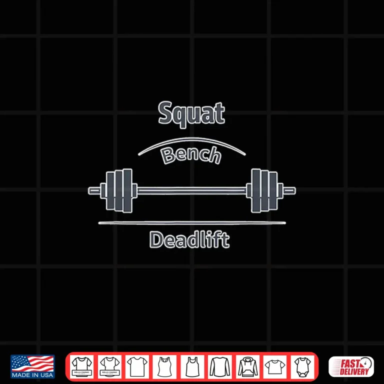 Design Powerlifter Squat Bench Press Deadlift Professional Athletic Shirt