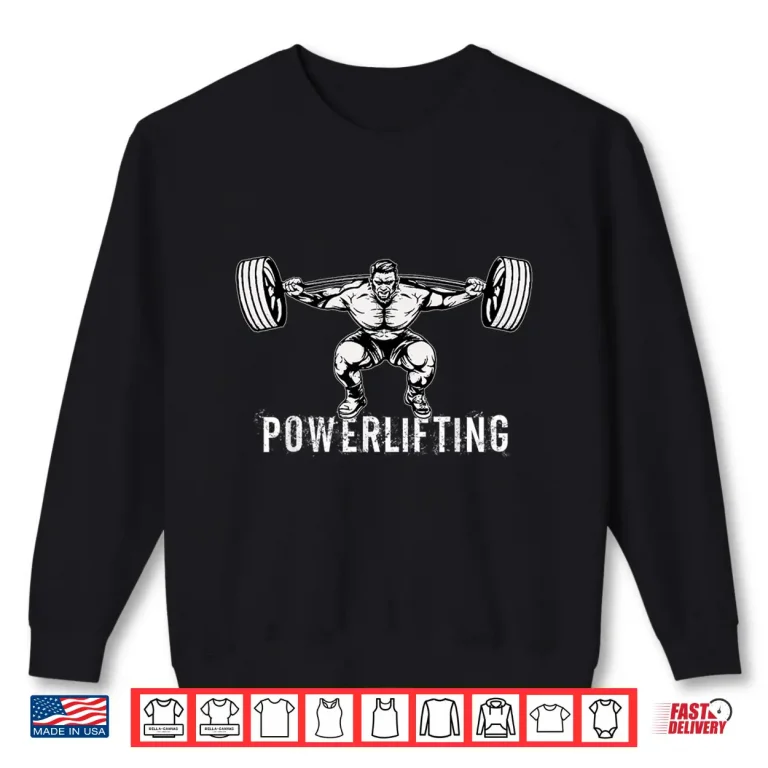 Sweatshirt Powerlifting Professional Minimalist Aesthetic Graphic Apparel Shirt