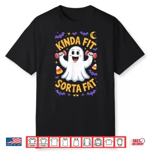 Kinda Fit Sorta Fat Powerlifting Gym Professional Humor Shirt