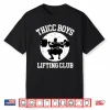 Thicc Boys Lifting Club Gym Squat Bodybuilding Humor Funny Shirt