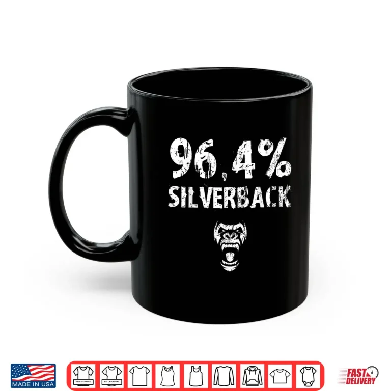 Mug Silverback Gorilla Gym Workout Powerlifting Humor Funny Shirt