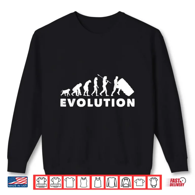Sweatshirt Strongman Evolution Tire Flip Powerlifting Weight Training Shirt