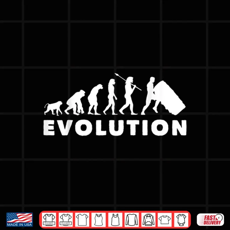 Design Strongman Evolution Tire Flip Powerlifting Weight Training Shirt