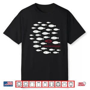 Do Not Be Conformed Funny Fish Red Romans 12 2 Bible Verse Shirt