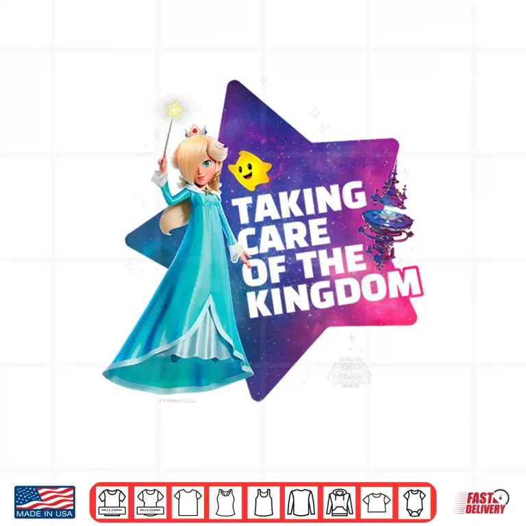 Design The Super Mario Galaxy Movie Rosalina Taking Care Shirt