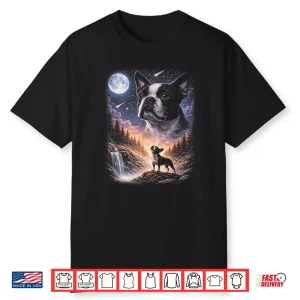 Bulldog Under Moon Shirt