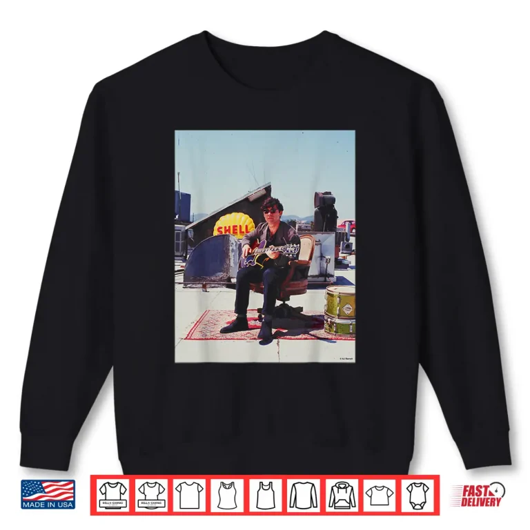 Sweatshirt Guitarist Robbie Robertson of The Band Photo By AJ Barratt Shirt