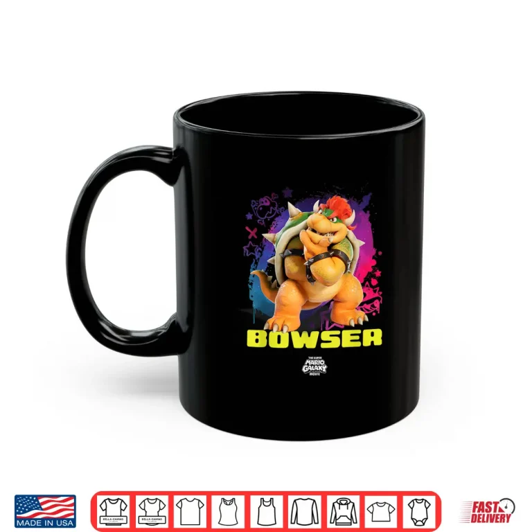 Mug The Super Mario Galaxy Movie Cool Bowser Shirt