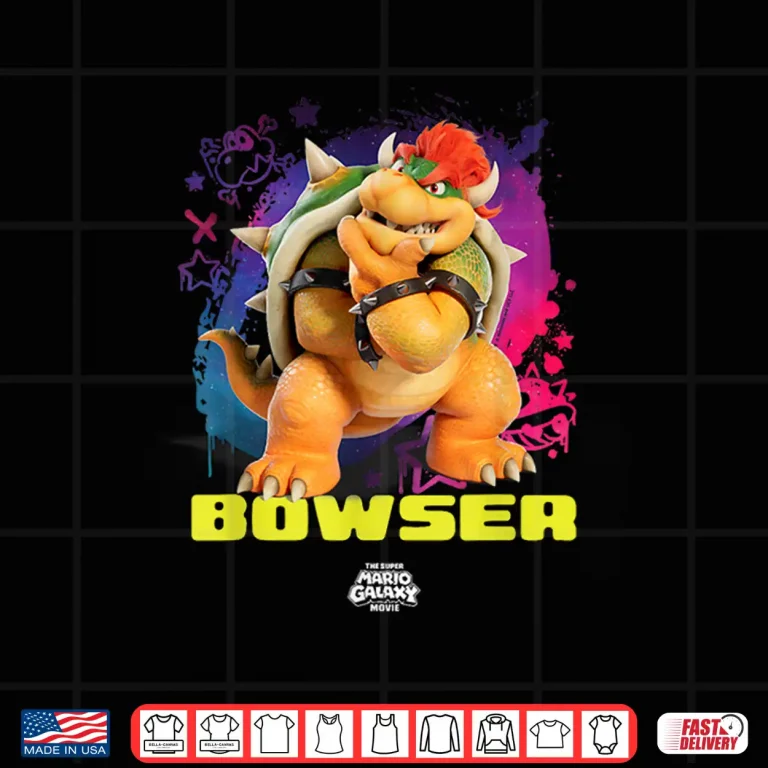 Design The Super Mario Galaxy Movie Cool Bowser Shirt