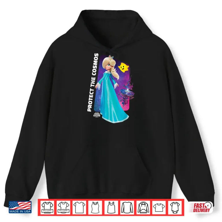 Hoodie The Super Mario Galaxy Movie Rosalina Protect The Cosmos Shirt