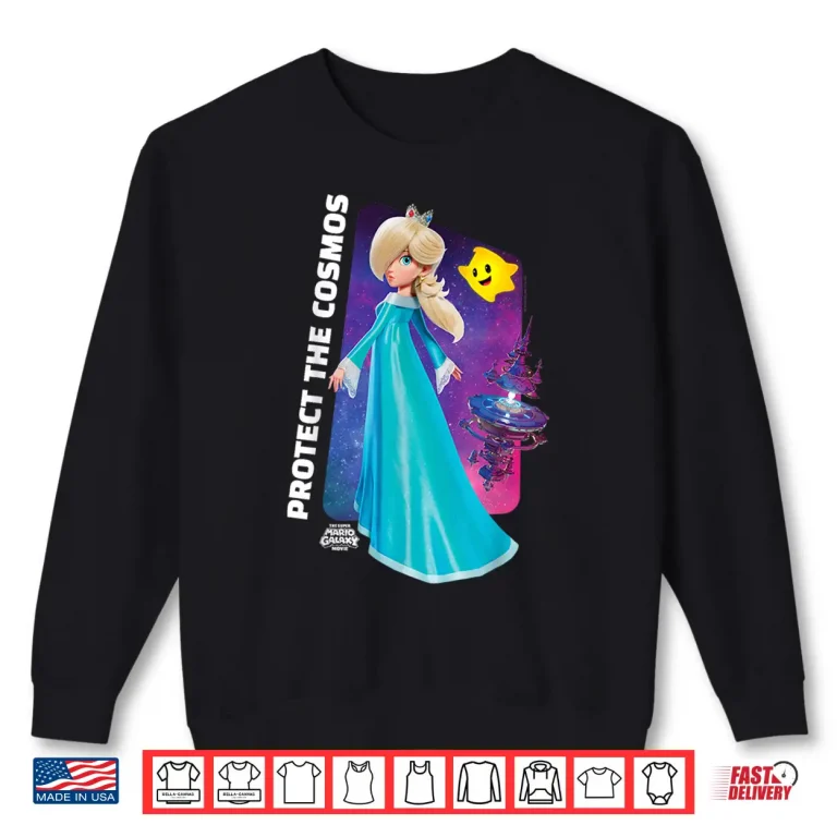 Sweatshirt The Super Mario Galaxy Movie Rosalina Protect The Cosmos Shirt