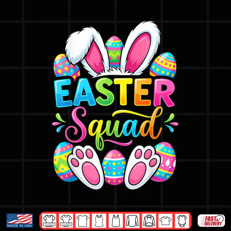 Design Easter Squad Family Matching Couple Easter Men Women Kids Shirt