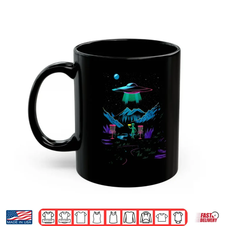 Mug Alien Golfer Disc Golf Professional Design Humor Funny Shirt