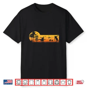 Frisbee Player Design Disc Golf Professional Retro Vintage Shirt