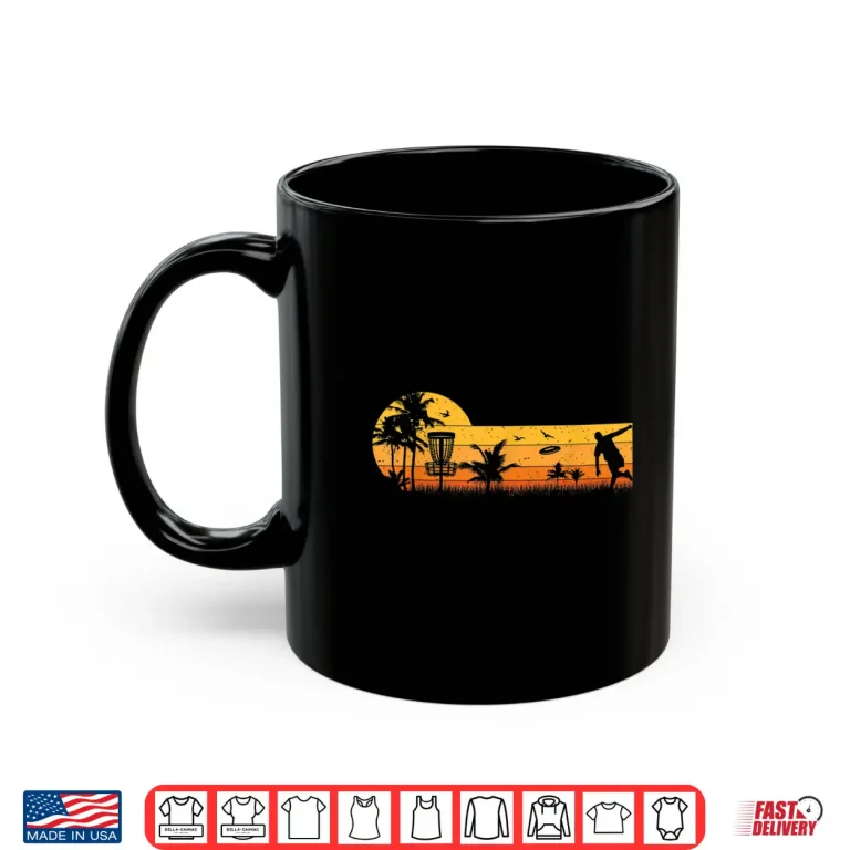 Mug Frisbee Player Design Disc Golf Professional Retro Vintage Shirt