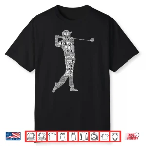 Golfer Golfing Golf Club Professional Athletic Graphic Shirt