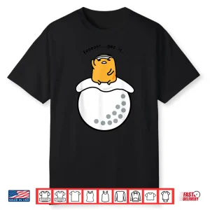 Gudetama Fore Forget It Golf Golfer Character Graphic Shirt