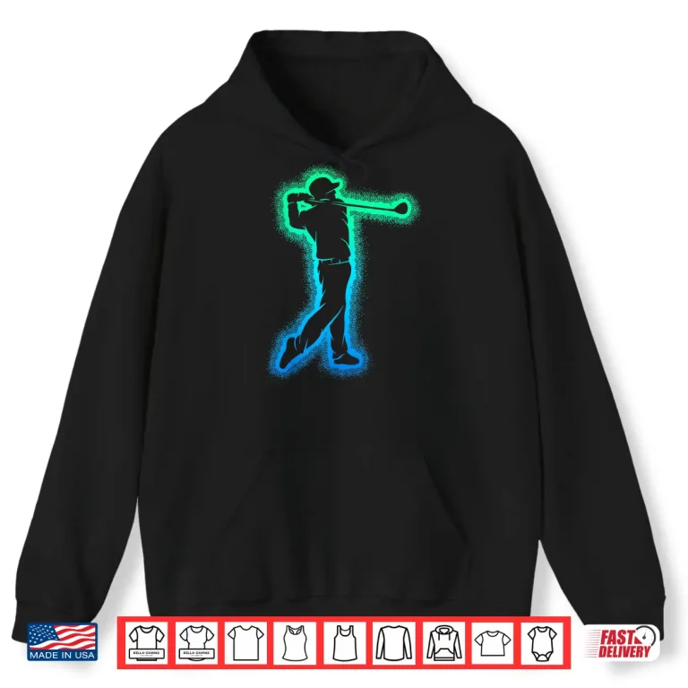 Hoodie Golfer Golfing Golf Club Professional Youth Aesthetic Shirt