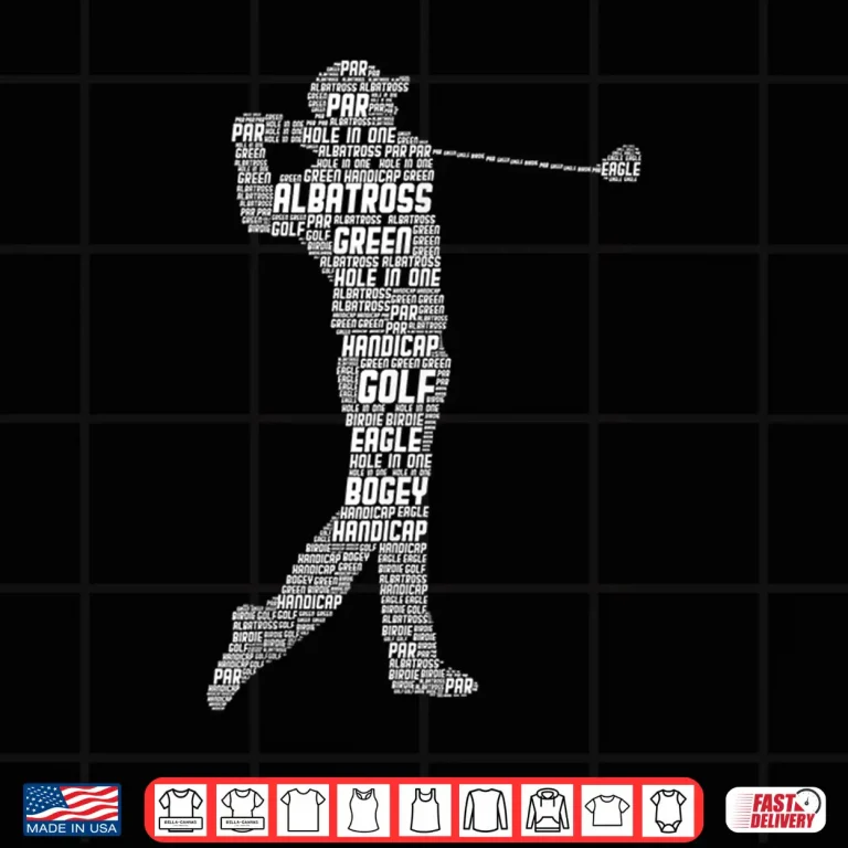 Design Golfer Golfing Golf Club Professional Athletic Graphic Shirt