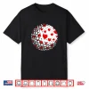 Hearts Lover Matching Sports Golf Valentines Day Humor Funny Shirt