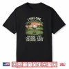 I Was One Under Today Golf Lover Golfer Golfing Humor Shirt
