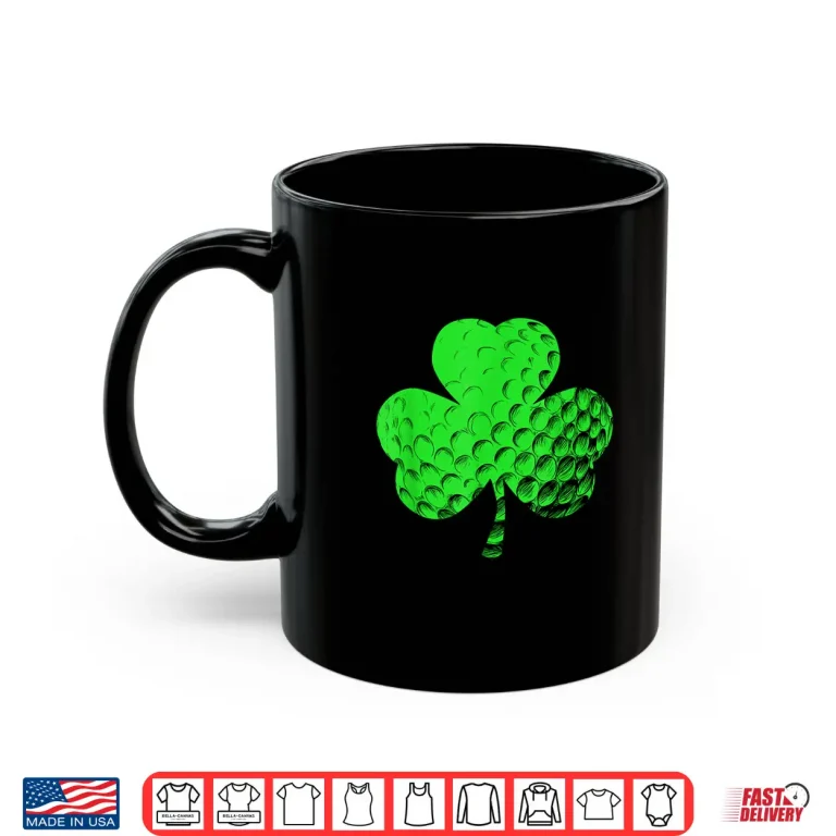 Mug Irish Shamrock Golf Golfing Saint Patricks Day Graphic Shirt