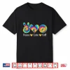 Peace Love Tie Dye Golf Professional Lover Humor Funny Shirt