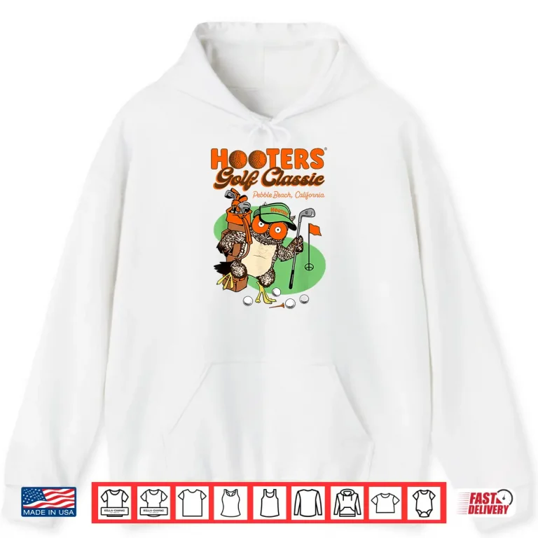 Hoodie Pebble Beach Classic Hootie Owl Golf Hooters Logo Humor Shirt