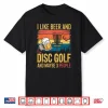 Player Beer Disc Golf Professional Design Humor Funny Shirt