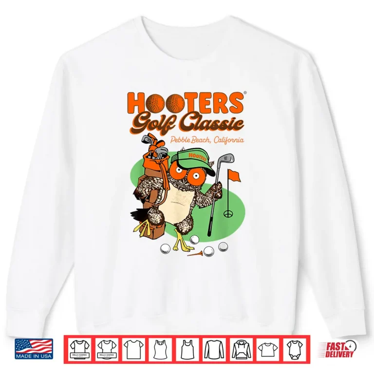 Sweatshirt Pebble Beach Classic Hootie Owl Golf Hooters Logo Humor Shirt