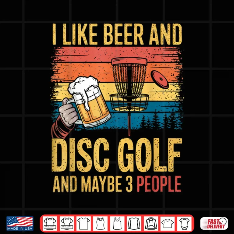 Design Player Beer Disc Golf Professional Design Humor Funny Shirt