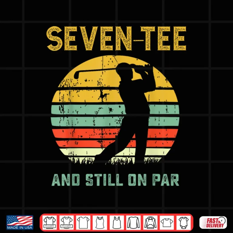 Design Seventieth Birthday Pun Golf Seventy Year Old Golfer Shirt