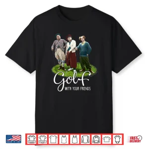 The Three Stooges With Your Friends Golf Professional Graphic Shirt