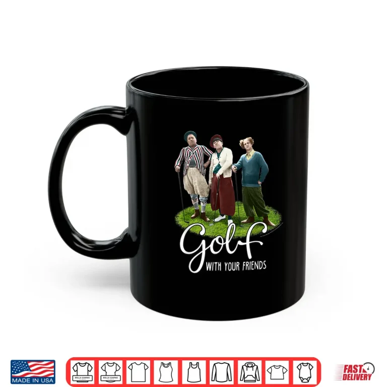 Mug The Three Stooges With Your Friends Golf Professional Graphic Shirt