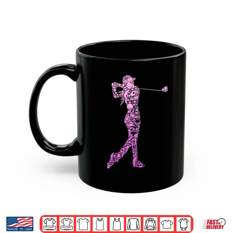 Mug Golfer Golfing Golf Club Professional Aesthetic Graphic Shirt
