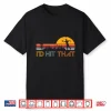 Id Hit That Disc Golf Retro Frisbee Player Professional Shirt