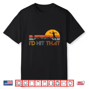 Id Hit That Disc Golf Retro Frisbee Player Professional Shirt