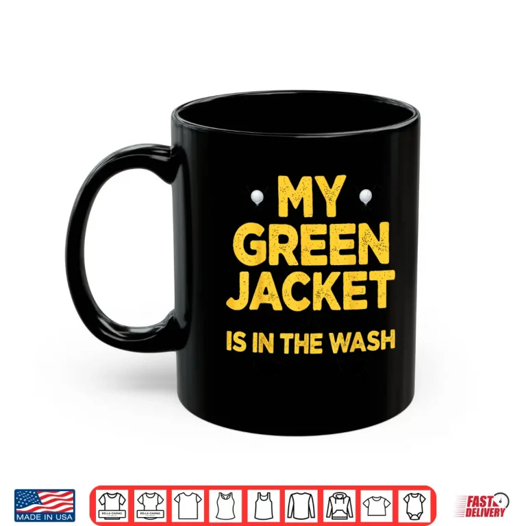 Mug Jacket Green In The Wash Golf Master Player Professional Shirt