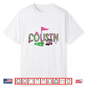 Pink Hole In One Golf First Birthday Relative Identity Shirt